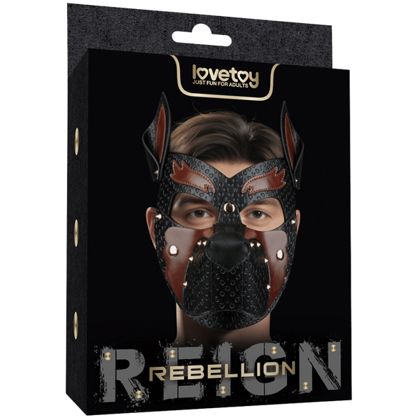 Howl Pup Mask (Black/Red)-LV766004