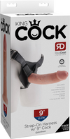 Strap On Harness With 9 Cock (Flesh)"