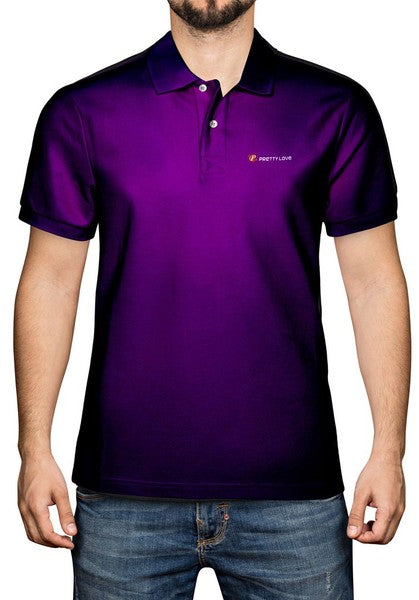 Pretty Love Polo Shirt 3XL (Purple)