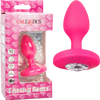 Cheeky Gems Medium Rechargeable Vibrating Probe (Pink)