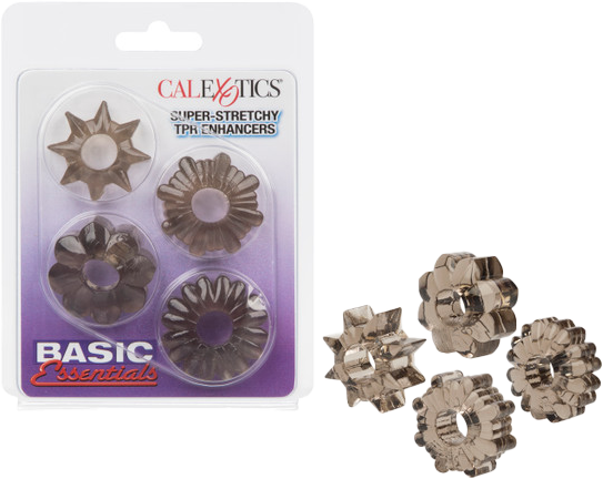 Basic Essentials Super-stretchy TPR Enhancers (Smoke)-SE-1737-03-2