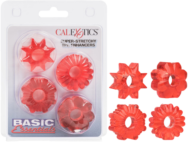 Basic Essentials Super-stretchy TPR Enhancers (Red)-SE-1737-11-2