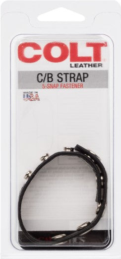 Leather C/B Strap 5-Snap Fastener