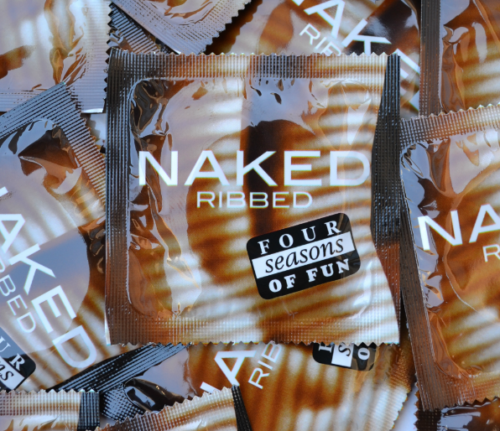 Four Seasons Naked Ribbed 72 Condoms
