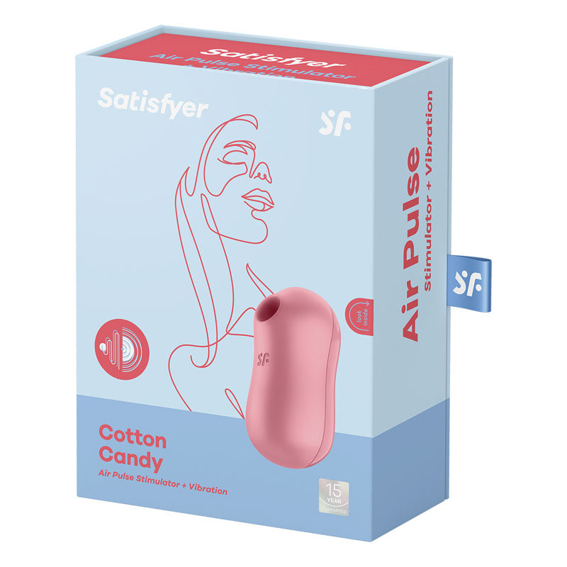 Satisfyer Cotton Candy - Light Red - Clitoral Stimulator - (4037219)
