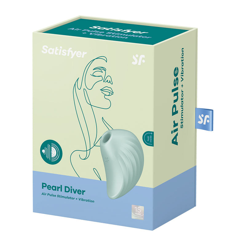 Satisfyer Pearl Diver - Mint - Clitoral Stimulator - (4037233)