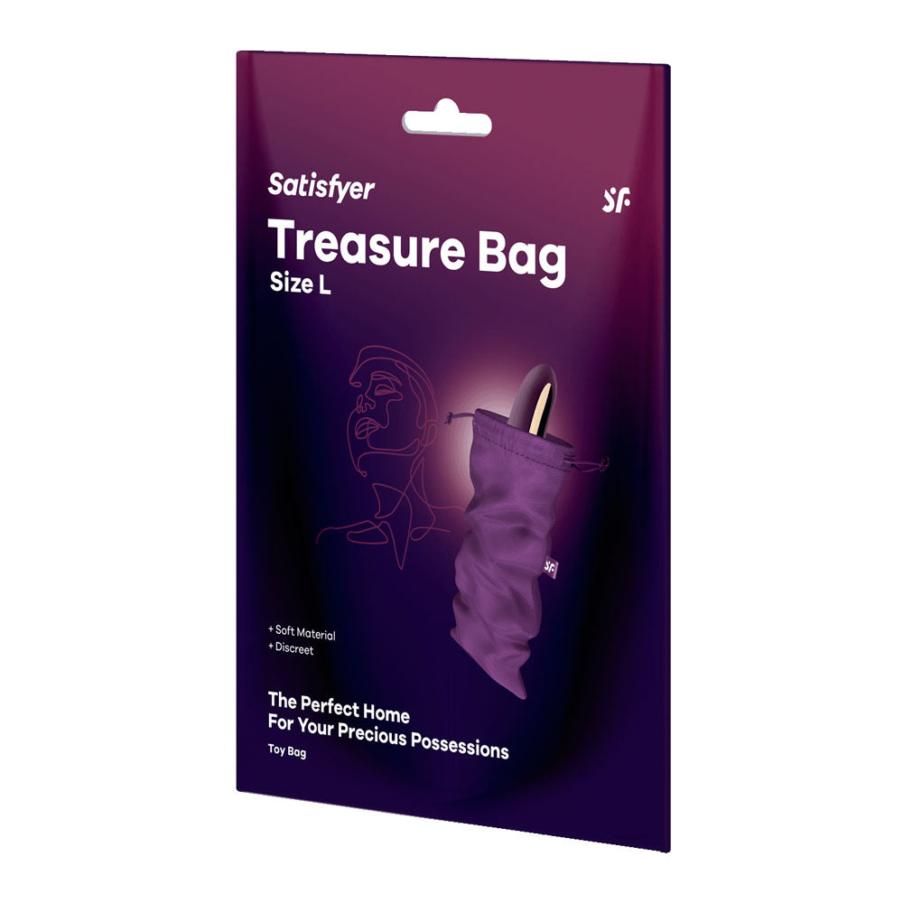 Satisfyer Treasure Bag Large - Violet-(4059976)