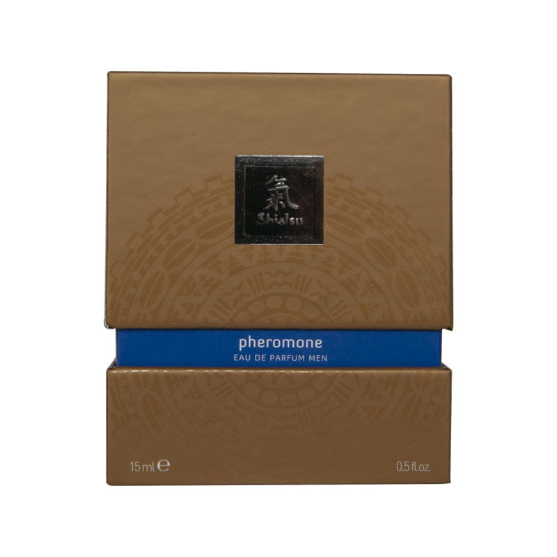 Shiatsu Pheromone Eau De Parfum Men - Dark Blue - Pheromone Fragrance for Men - 15 ml - 67140