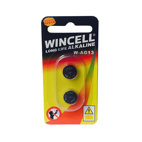 Wincell LR44 Alkaline Cells-(ag13a2)