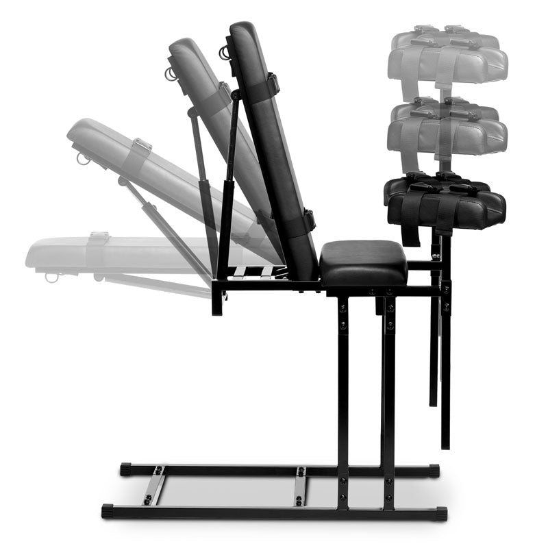 Master Series Extreme Obedience Chair - Black Bondage Furniture