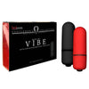 Bedroom Products Vibe - Black & Red Bullets - 2 Pack - Early2bed
