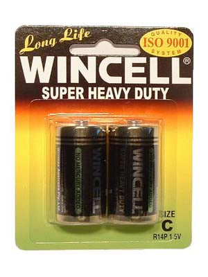 Wincell C Super Heavy Duty Batteries-(cbp-2sh)