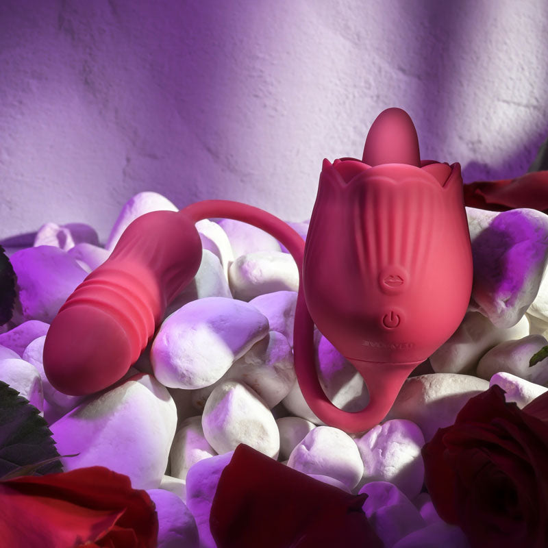 Evolved WILD ROSE - Red USB Rechargeable Flickering Stimulator
