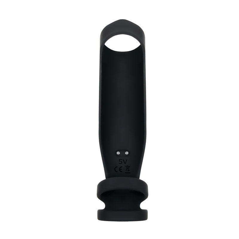 Gender X ROCKETEER - Black USB Rechargeable Vibrating Penis Sleeve - GX-RS-8959-2