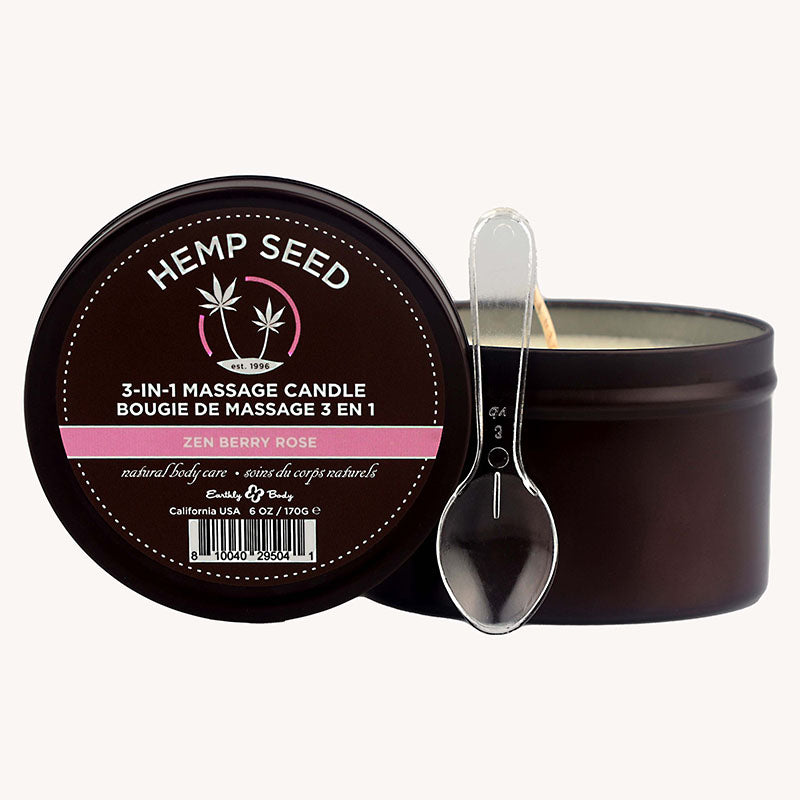 Hemp Seed 3-In-1 Massage Candle-(hsc014)