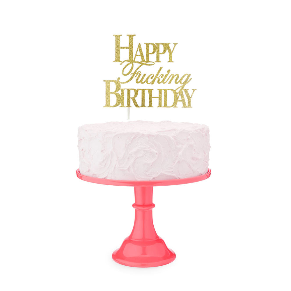 Happy F*cking Birthday Cake Topper-(lgcp.1107)