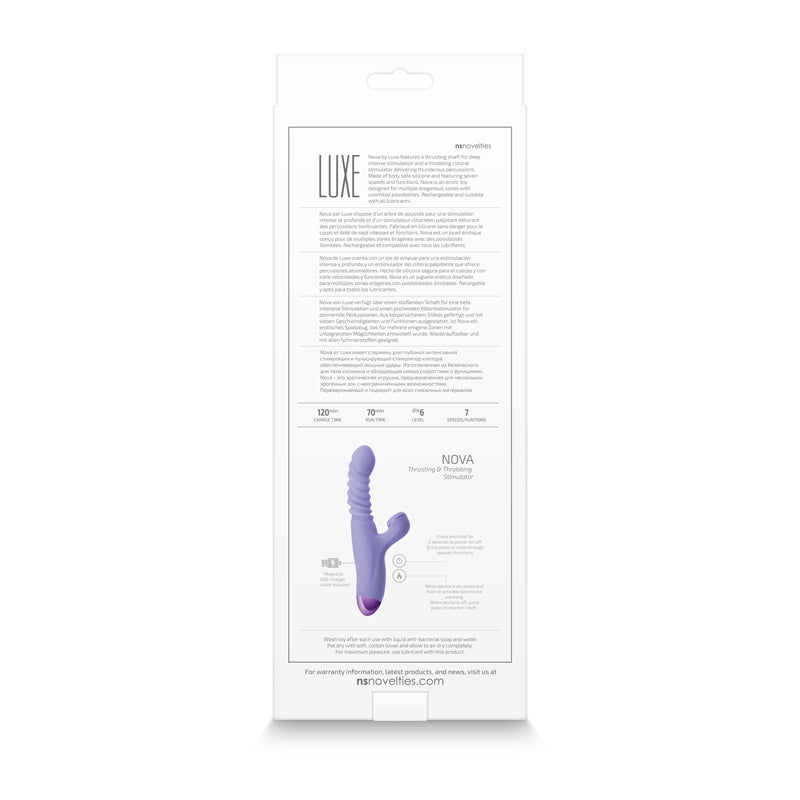 Luxe Nova - Purple - Clitoral Stimulator - (nsn-0209-35)