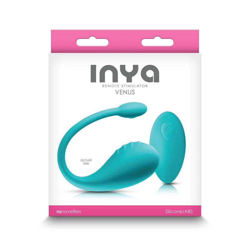 INYA Venus - Teal - Teal USB Rechargeable Stimulator with Remote - NSN-0557-47
