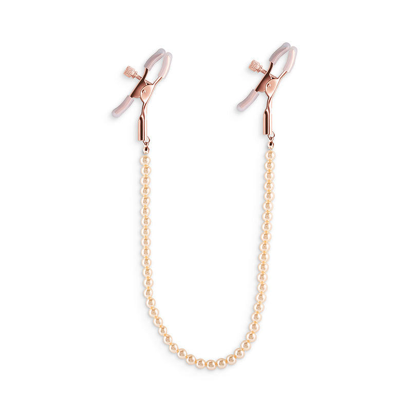 Bound Nipple Clamps - DC1 - Rose Gold-(nsn-1302-49)