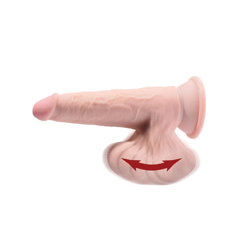 King Cock Plus 9'' 3D Cock with Swinging Balls-(pd5732-21)