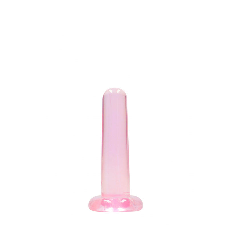 REALROCK Non Realistic Dildo With Suction Cup - 13.5 cm - Pink 13.5 cm Dong