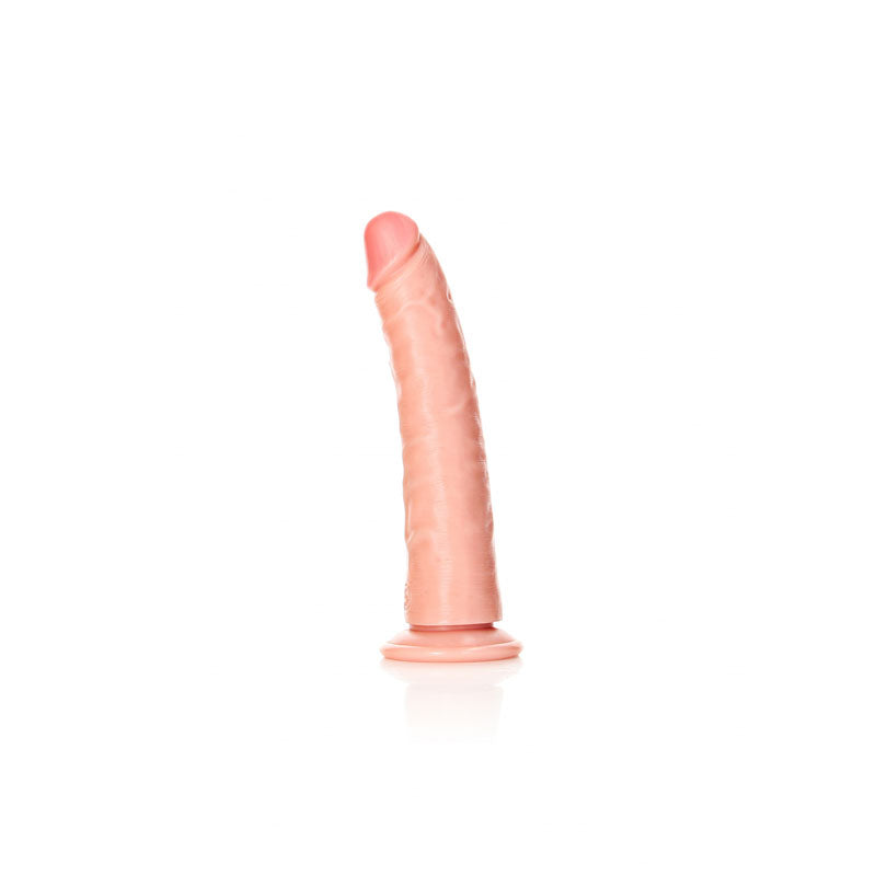 REALROCK Realistic Slim Dildo with Suction Cup - 18cm-(rea114fle)