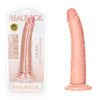 REALROCK Realistic Slim Dildo with Suction Cup - 20.5cm-(rea115fle)