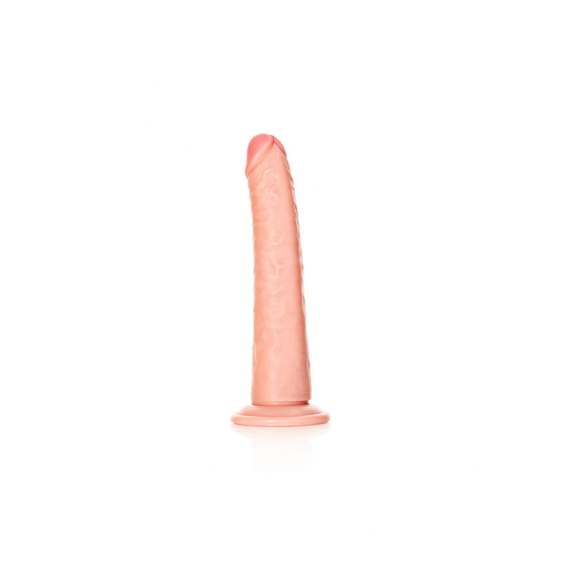 REALROCK Realistic Slim Dildo with Suction Cup - 20.5cm-(rea115fle)