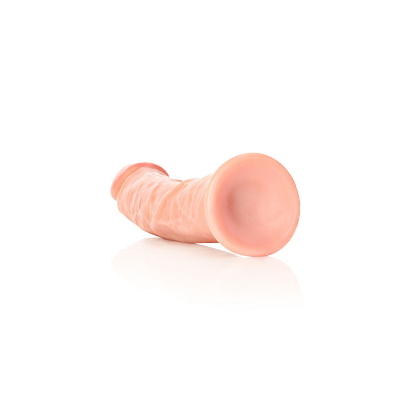REALROCK Realistic Regular Curved Dildo with Suction Cup - 23 cm-(rea119fle)