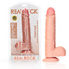 REALROCK Straight Realistic Dildo with Balls - 23 cm-(rea126fle)