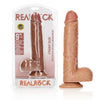 REALROCK Straight Realistic Dildo with Balls - 23 cm-(rea126tan)