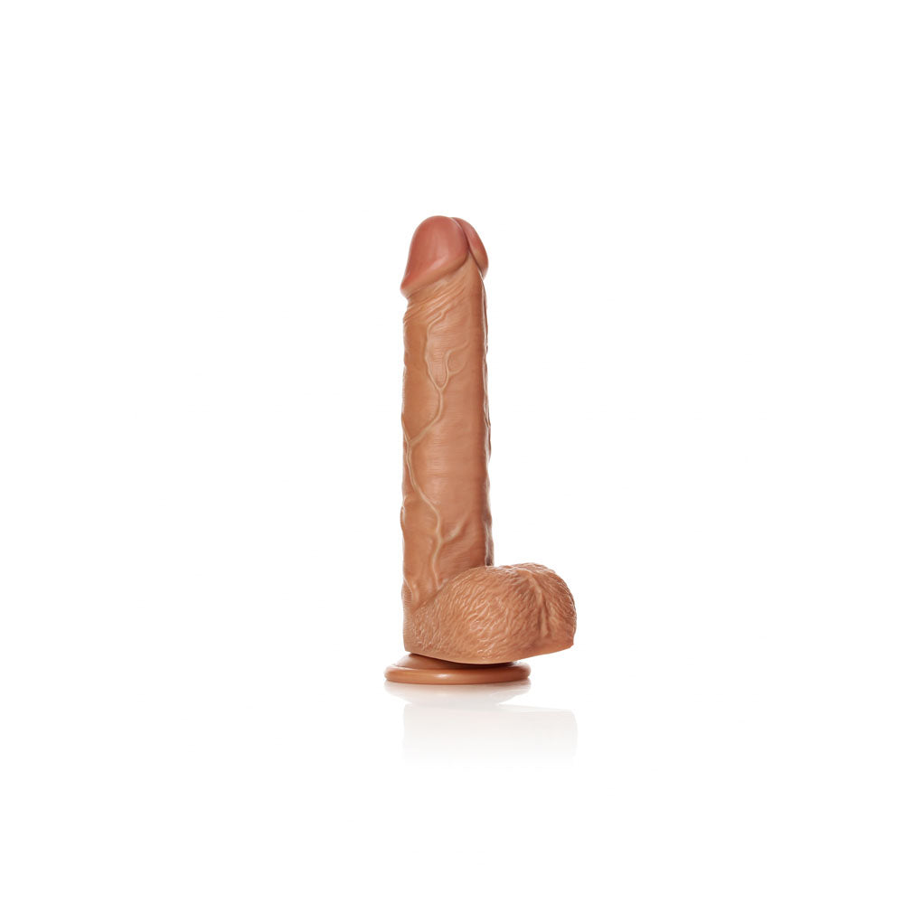 REALROCK Straight Realistic Dildo with Balls - 23 cm-(rea126tan)