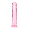 REALROCK 20 cm Straight Dildo - Pink-(rea152pnk)