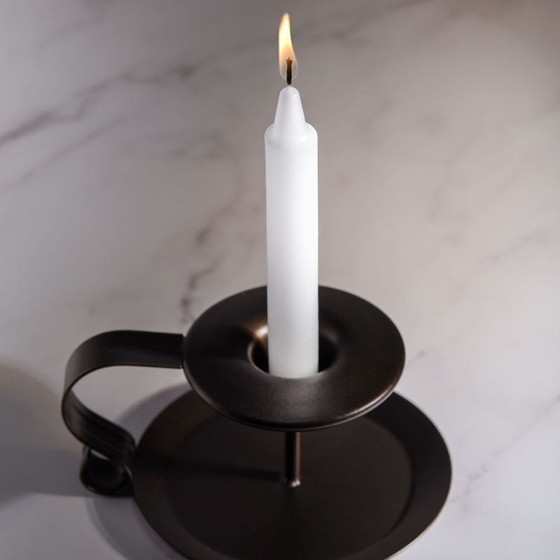 LaCire Drip Pillar Candles - White-(ss05203)