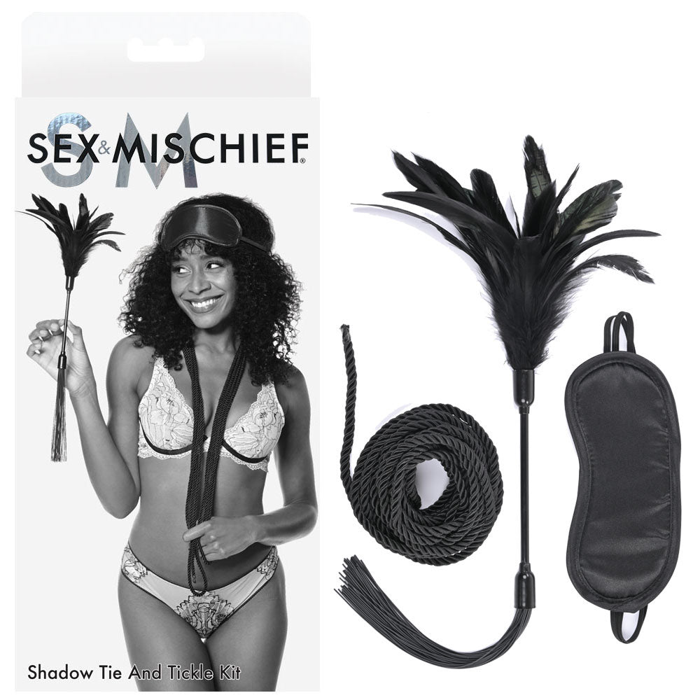 Sex & Mischief Shadow Tie and Tickle Kit-(ss09806)