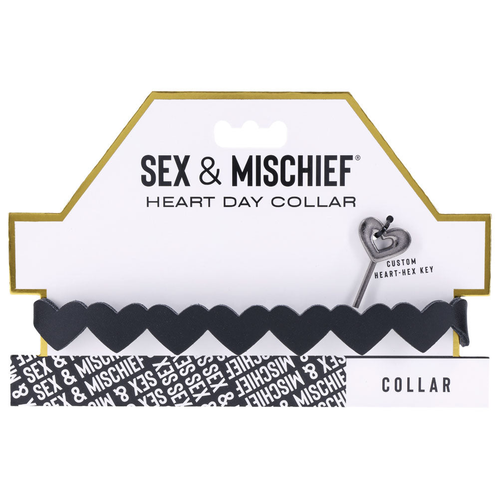 Sex & Mischief Heart Day Collar-(ss09850)