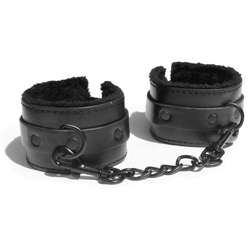 Sex & Mischief Shadow Fur Handcuffs-(ss09912)