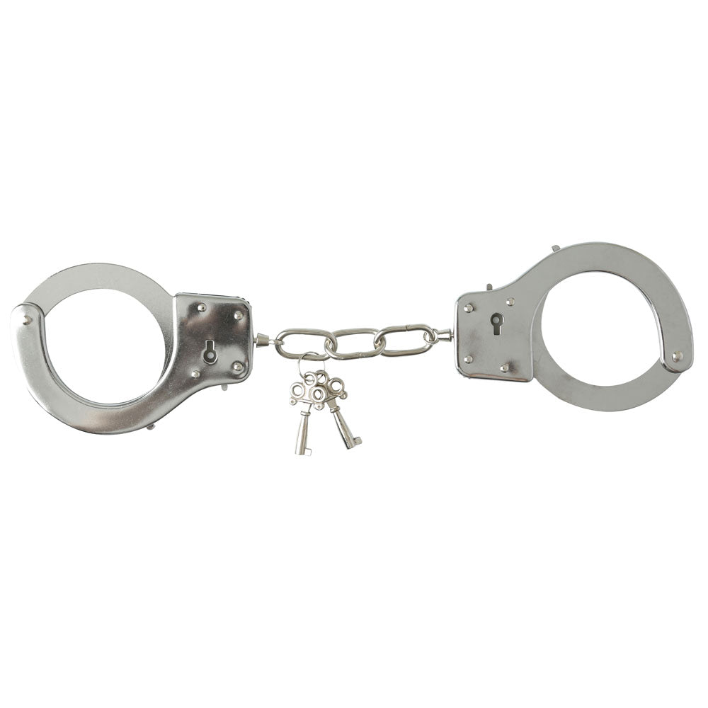 Sex & Mischief Metal Handcuffs-(ss10078)
