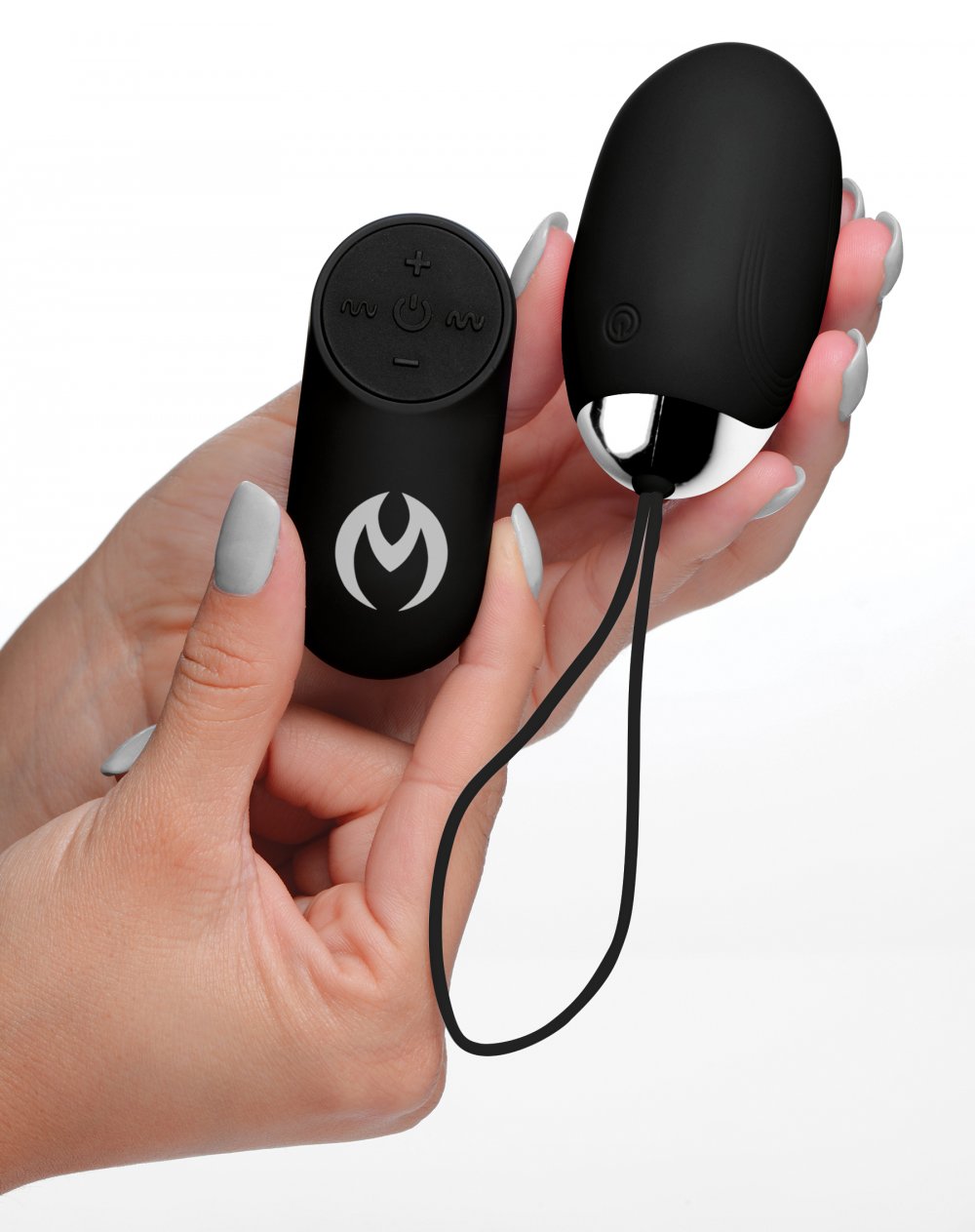 Master Series Thunder Egg - Black USB Rechargable Egg with Wireless Remote